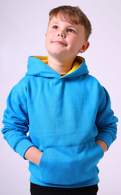 Kids Premium Contrast Hoodie