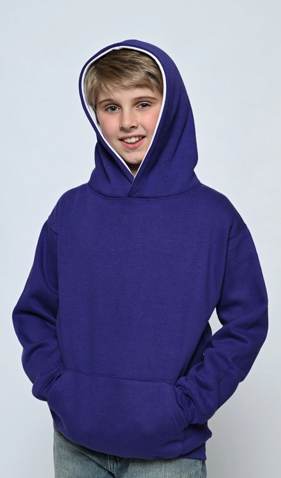 Kids Premium Contrast Hoodie